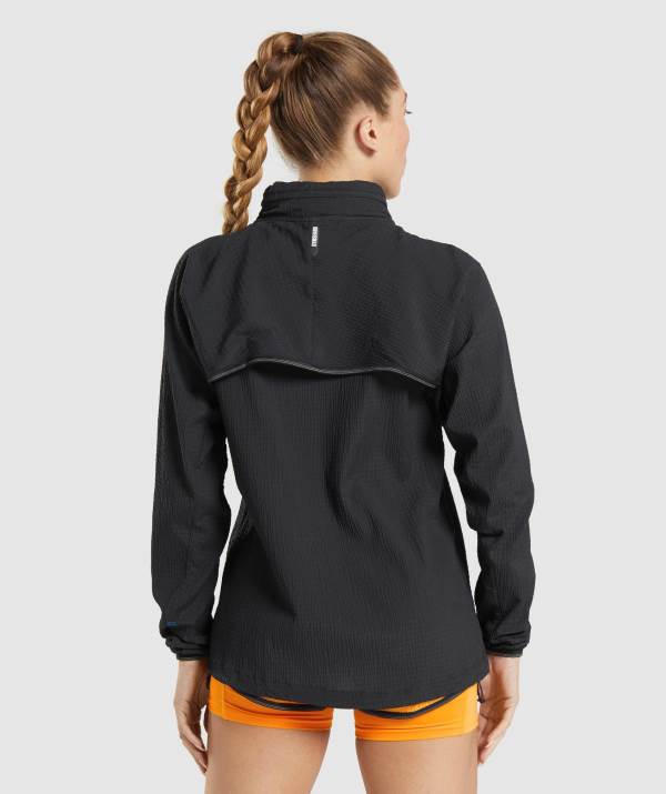 Damske Vetrovky Gymshark Speed Čierne | KN0837241